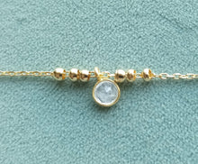 Charger l&#39;image dans la galerie, Bracelet en plaqué or et cristal
