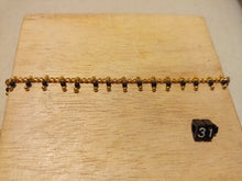 Charger l&#39;image dans la galerie, Bracelet chaîne réglable en acier inoxydable et pierres agates noires ou blanches
