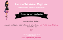 Lade das Bild in den Galerie-Viewer, Carte-cadeau La Fille aux Bijoux

